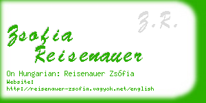zsofia reisenauer business card